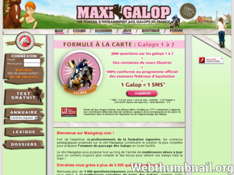 maxigalop.com website preview