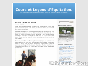 cours-equitation.com website preview