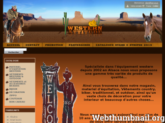 equipement-western.com website preview