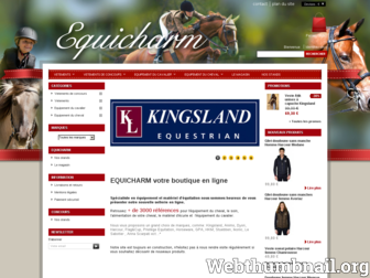 sellerie-equicharm.fr website preview