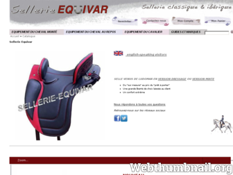 sellerie-equivar.fr website preview