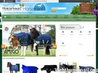 horseware-by-horsemania.fr website preview