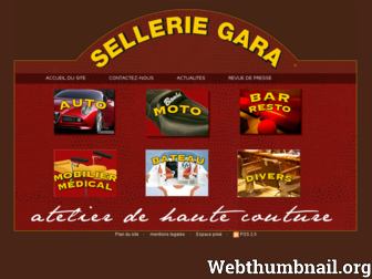 sellerie-gara.fr website preview
