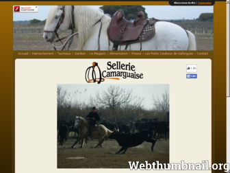 sellerie-camarguaise.fr website preview