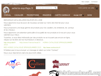 sellerie-equifaps.fr website preview