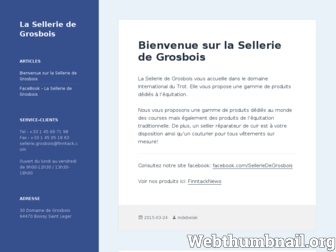 selleriedegrosbois.fr website preview