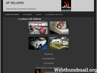ap-sellerie.fr website preview
