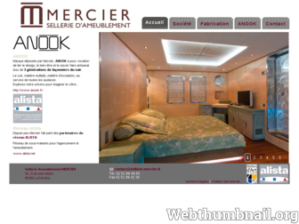 sellerie-mercier.fr website preview