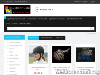 lasellerieenligne.fr website preview