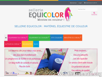 sellerie-equicolor.fr website preview