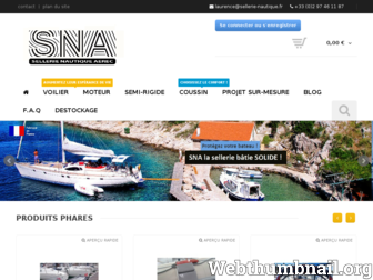 sellerie-nautique.fr website preview