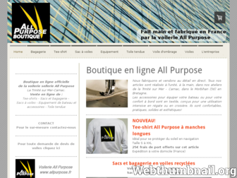 boutique-allpurpose.fr website preview