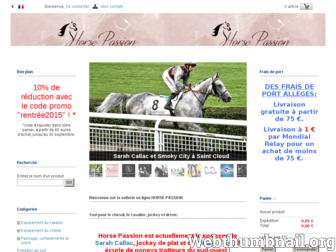 horsepassion.fr website preview