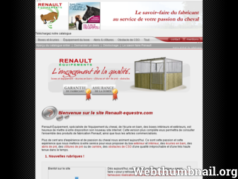 renault-equestre.com website preview