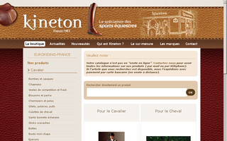 kineton.fr website preview