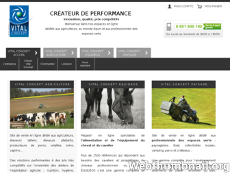 vital-concept.com website preview