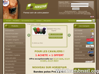 horsefair.fr website preview