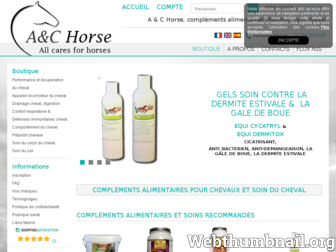 ac-horse.fr website preview
