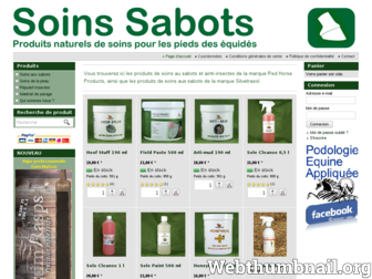 soins-sabots.com website preview