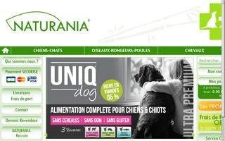 naturania.fr website preview