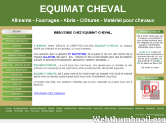equimat-cheval.fr website preview