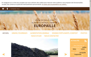 europaille-foin-compost.fr website preview