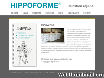 hippoforme.be website preview