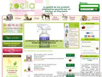 zoelia.com website preview