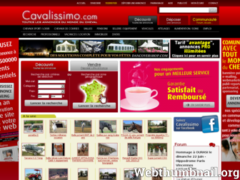 cavalissimo.com website preview