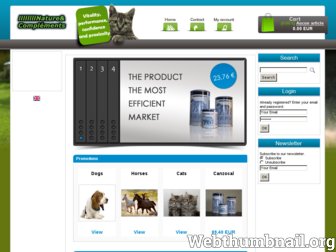 naturecomplements.com website preview