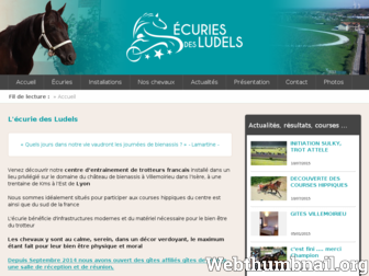 ecurie-ludels.com website preview