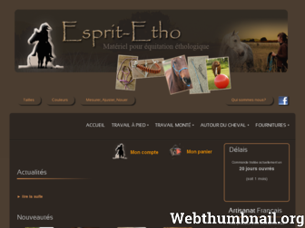 esprit-etho.com website preview