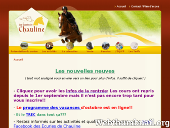 chauline.com website preview