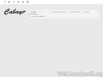 cabayo.ca website preview