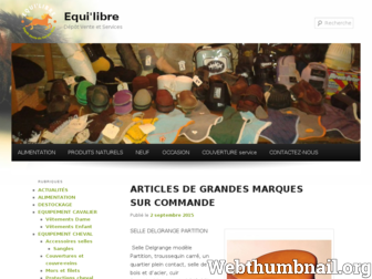 equilibre-depot-vente.fr website preview