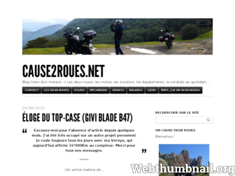 cause2roues.net website preview