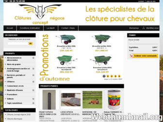 clotures-chevaux.fr website preview