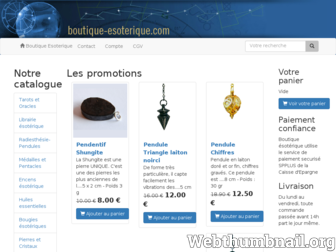 boutique-esoterique.com website preview