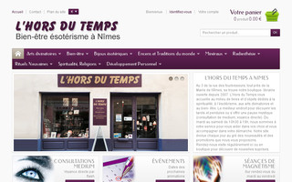 lhorsdutemps.fr website preview
