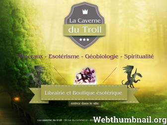 lacavernedutroll.fr website preview