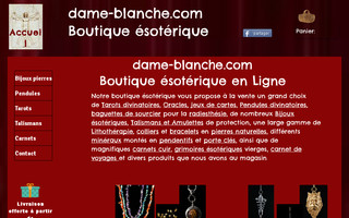 dame-blanche.com website preview
