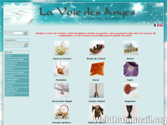 lavoiedesanges.fr website preview