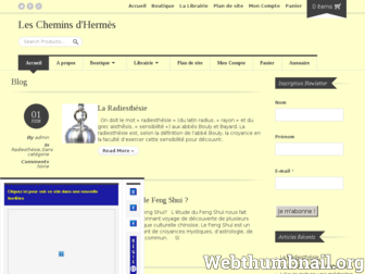 les-chemins-d-hermes.fr website preview