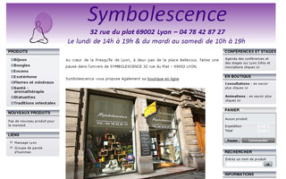 symbolescence.fr website preview