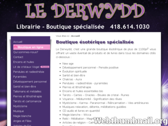 derwydd-quebec.com website preview