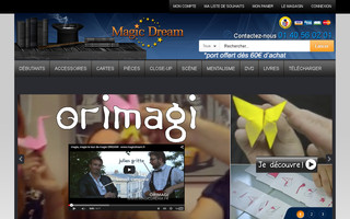 magicdream.fr website preview
