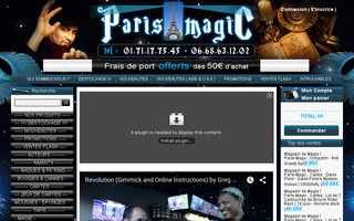 paris-magic.com website preview