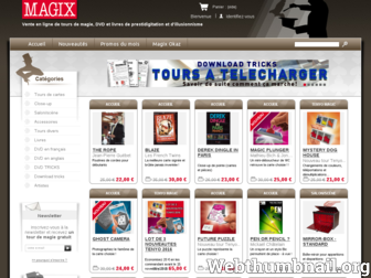 magix.fr website preview