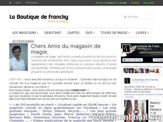 laboutiquedefrancky.fr website preview