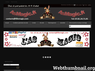 asmagic.fr website preview